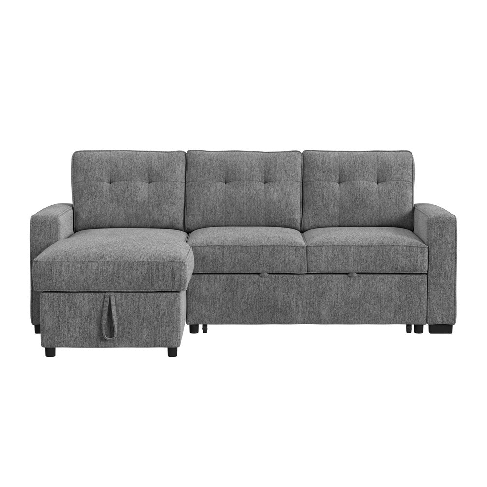 Picket House Furnishings - Romar 2PC Sectional Set in Clementine Grey - U-20360-12202-LCSE-2PC view 2