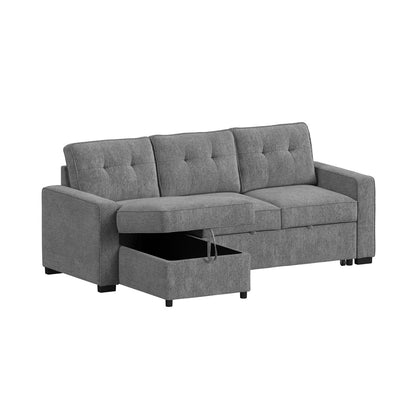 Picket House Furnishings - Romar 2PC Sectional Set in Clementine Grey - U-20360-12202-LCSE-2PC view 4
