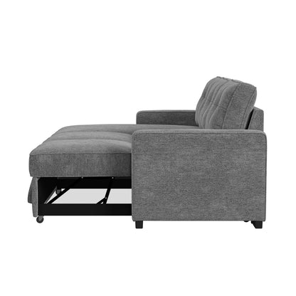 Picket House Furnishings - Romar 2PC Sectional Set in Clementine Grey - U-20360-12202-LCSE-2PC view 5