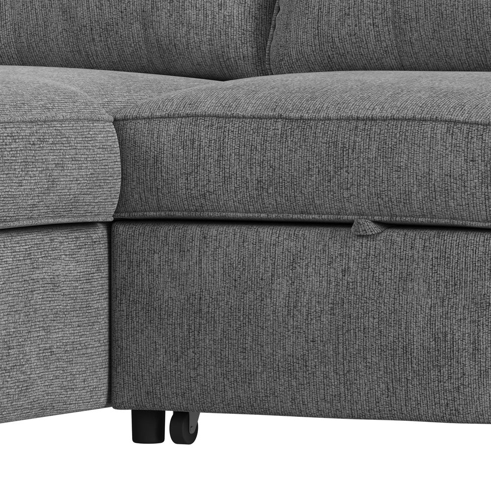 Picket House Furnishings - Romar 2PC Sectional Set in Clementine Grey - U-20360-12202-LCSE-2PC view 6