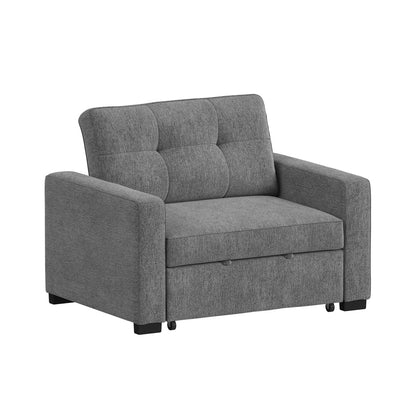 Picket House Furnishings - Romar Klicklak Chair W/Pull Out Bed in Clementine Grey - U-20360-12202-102 view 1