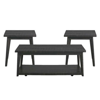Picket House Furnishings - Rory Occasional Table Set in Black - T-11450-OT veiw 1