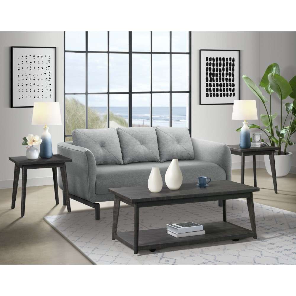 Picket House Furnishings - Rory Occasional Table Set in Black - T-11450-OT veiw 7