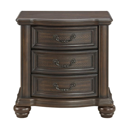 Picket House Furnishings - Rosalinda 2-Drawer Nightstand with USB in Mahogany - B-13070-5-NS veiw 2