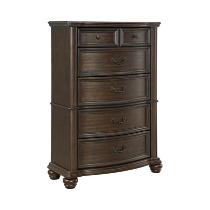 Picket House Furnishings - Rosalinda King 4PC Bedroom Set in Mahogany - B-13070-5-KB-NSCH view 2