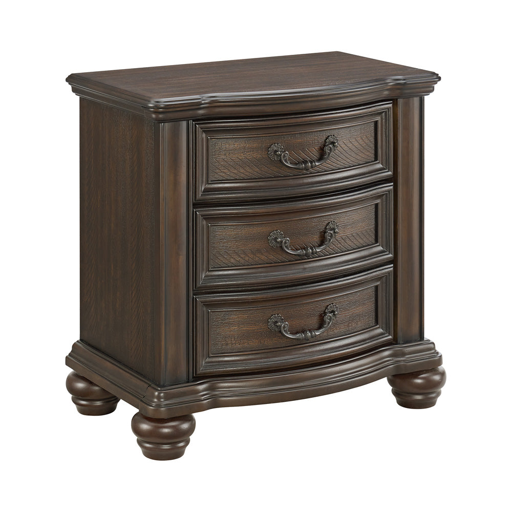 Picket House Furnishings - Rosalinda Queen 5PC Bedroom Set in Mahogany - B-13070-5-QB-NSDRC view 2