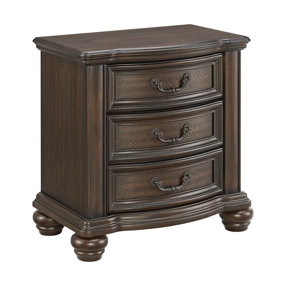 Picket House Furnishings - Rosalinda Queen Panel 3PC Bedroom Set in Mahogany - B-13070-5-QB-3PC veiw 3