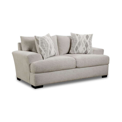 Picket House Furnishings - Rowan Loveseat in Fentasy Silver with 2 Pillows - U.9013T veiw 1