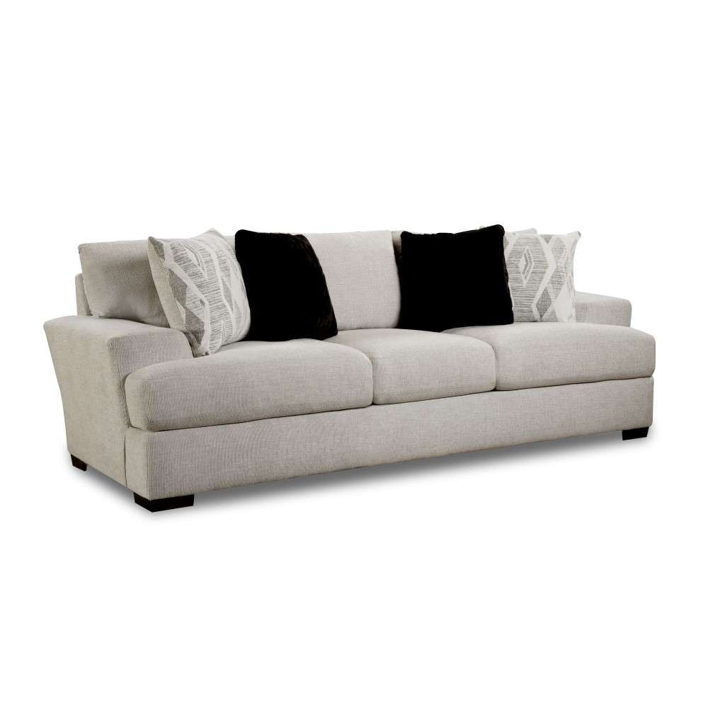 Picket House Furnishings - Rowan Sofa in Fentasy Silver with 4 Pillows - U.9010T veiw 1