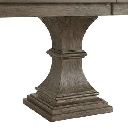 Picket House Furnishings - Royale Rectangular Dining Table with 18in Leaf in Grey - D-10315-3-DT veiw 5