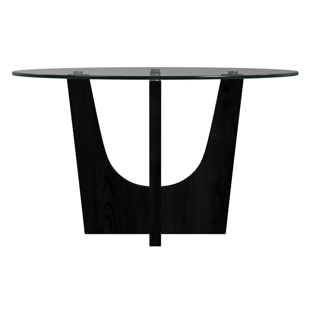 Picket House Furnishings -  Salem Round Counter Table with Glass Top in Black - D-17380-8-CT3 view 2