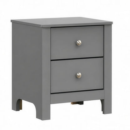 Picket House Furnishings - Santino 2-Drawer Nightstand in Grey - SM390NS view 1
