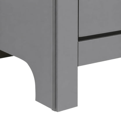 Picket House Furnishings - Santino 2-Drawer Nightstand in Grey - SM390NS view 6