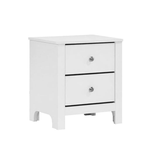 Picket House Furnishings - Santino 2-Drawer Nightstand in White - SM790NS view 1
