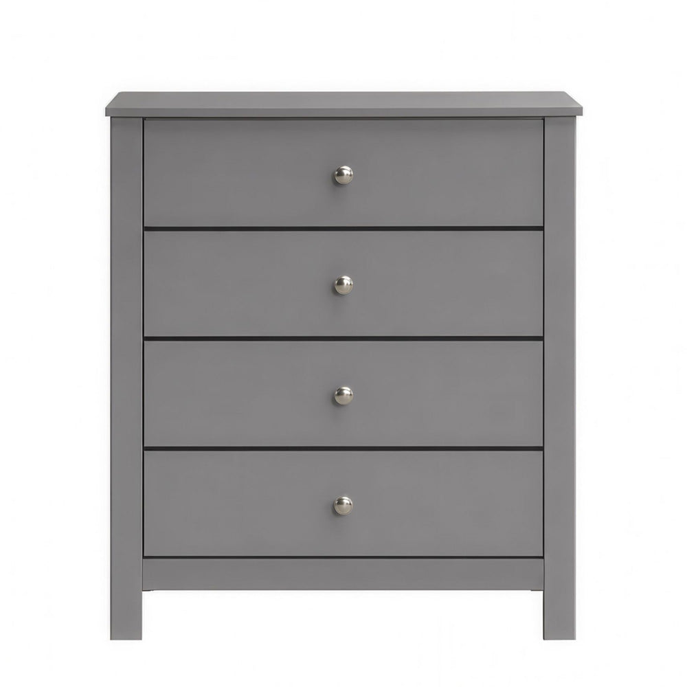 Picket House Furnishings - Santino 4-Drawer Chest in Grey - SM390CH1 view 2