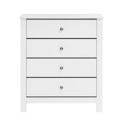 Picket House Furnishings - Santino 4-Drawer Chest in White - SM790CH1 view 2