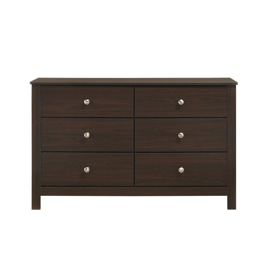 Picket House Furnishings - Santino 6-Drawer Dresser in Espresso - SM590DR veiw 2