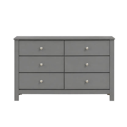 Picket House Furnishings - Santino 6-Drawer Dresser in Grey - SM390DR view 2