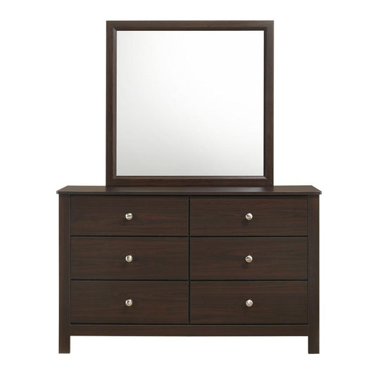 Picket House Furnishings - Santino Dresser and Mirror Set in Espresso - SM590DRMR veiw 2