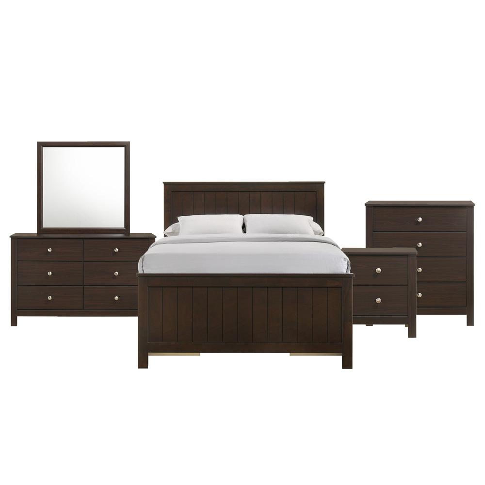 Picket House Furnishings - Santino Full Captains 5PC Bedroom Set in Espresso - SM530FB5PC veiw 1