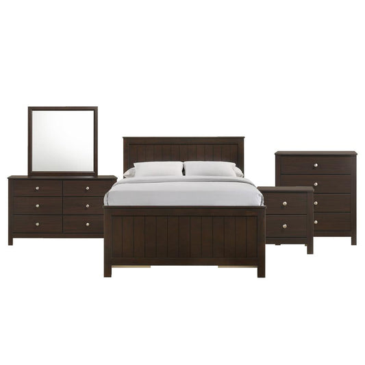 Picket House Furnishings - Santino Full Captains 5PC Bedroom Set in Espresso - SM530FB5PC veiw 1