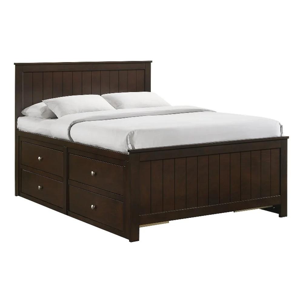 Picket House Furnishings - Santino Full Captains Bed in Espresso - SM530FB veiw 1