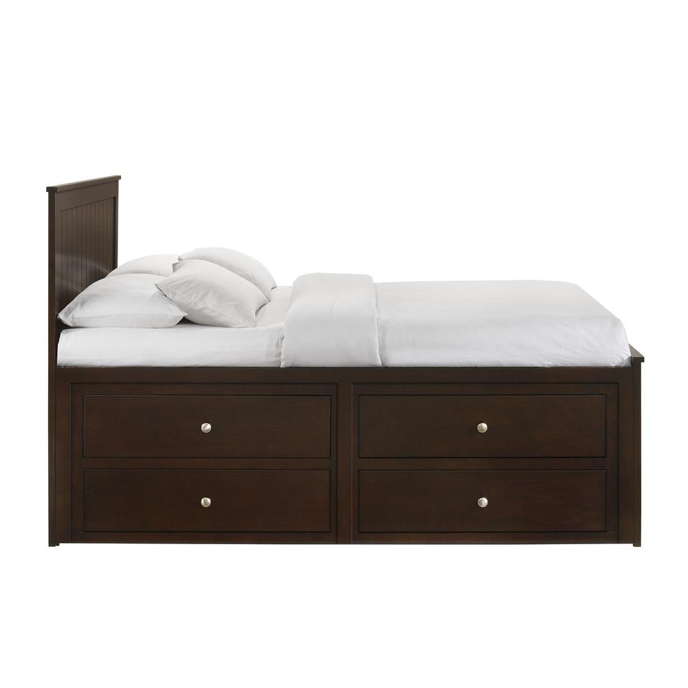 Picket House Furnishings - Santino Full Captains Bed in Espresso - SM530FB veiw 2