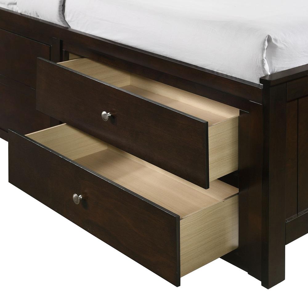 Picket House Furnishings - Santino Full Captains Bed in Espresso - SM530FB veiw 4