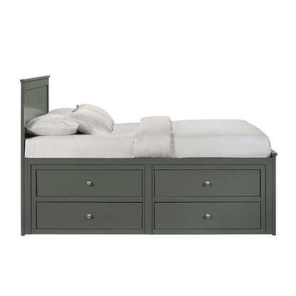 Picket House Furnishings - Santino Full Captains Bed in Grey - SM330FB veiw 2