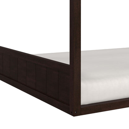 Picket House Furnishings - Santino Full Montessori Bed in Espresso - SM585FB view 6