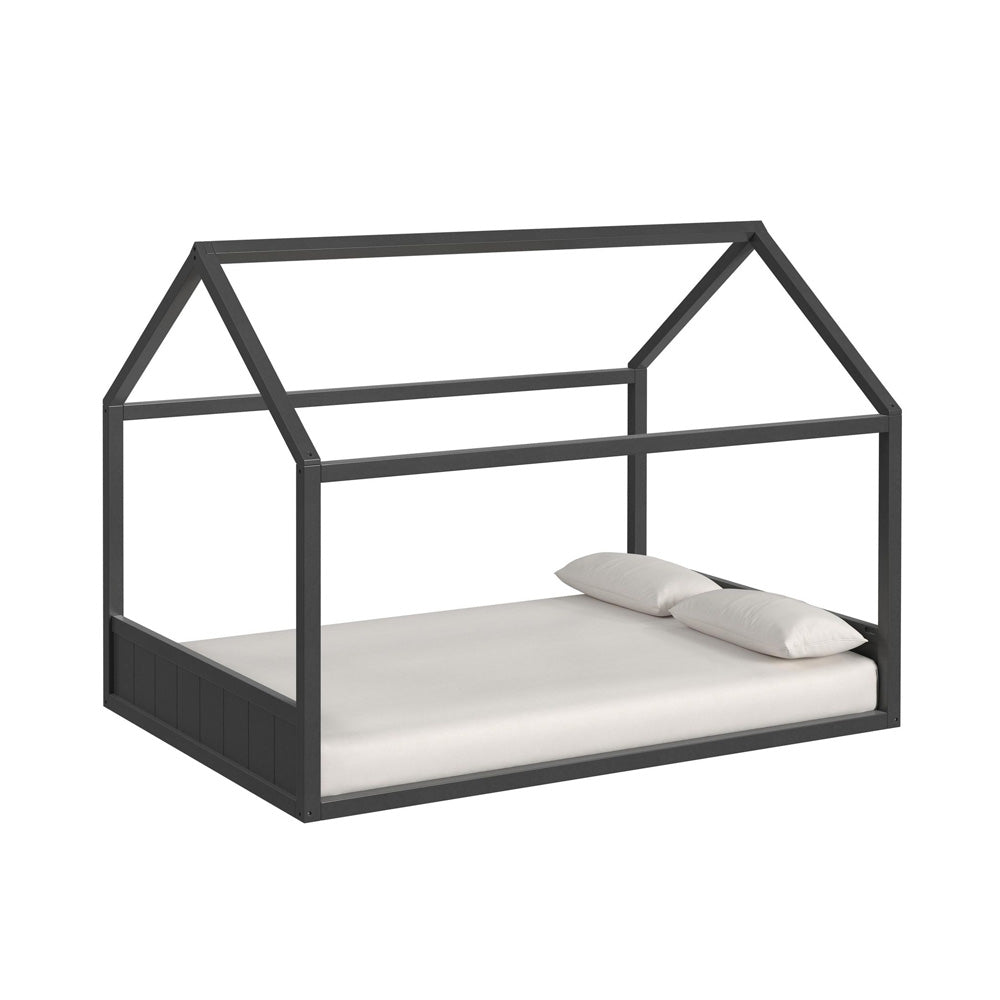 Picket House Furnishings - Santino Full Montessori Bed in Grey - SM385FB view 1