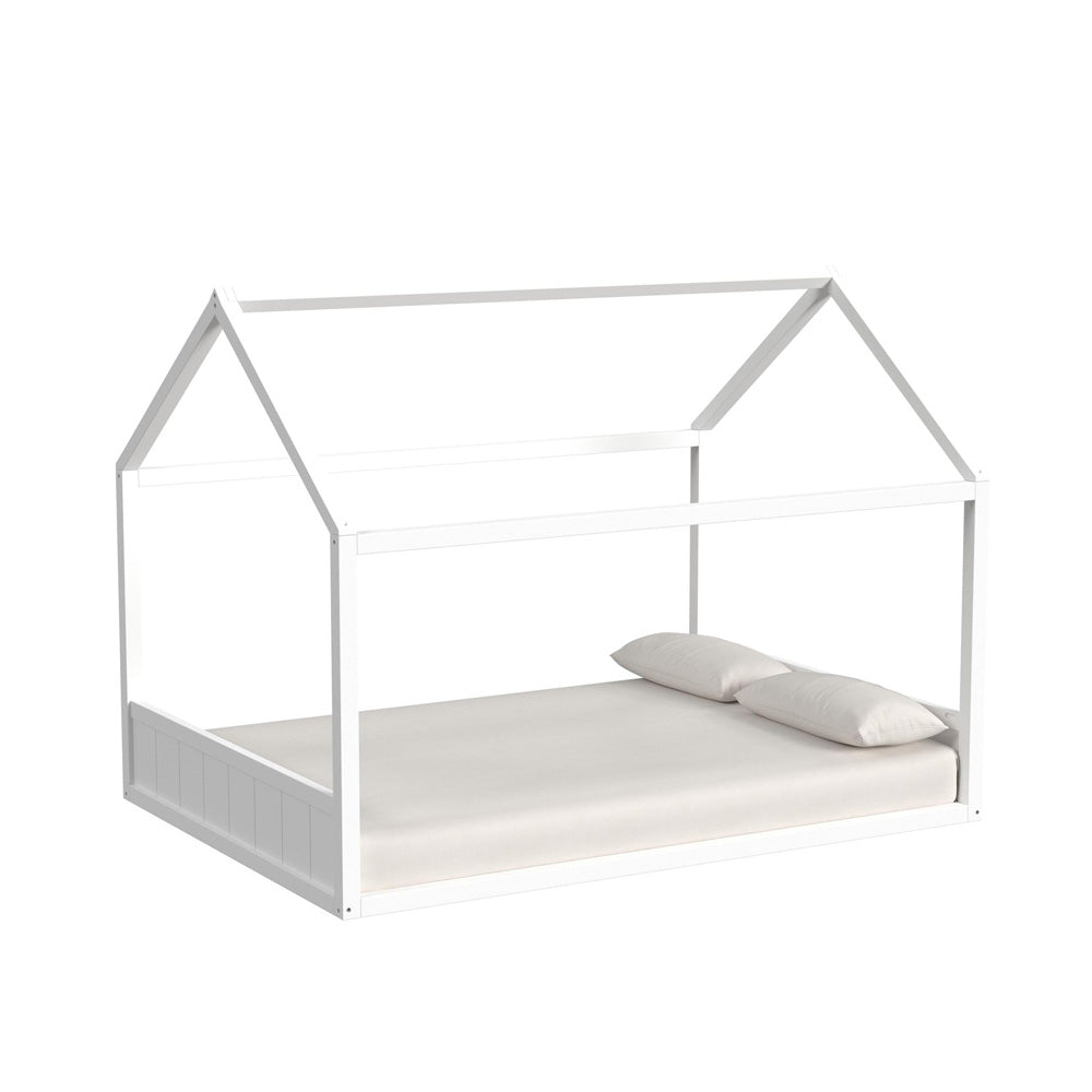 Picket House Furnishings - Santino Full Montessori Bed in White - SM785FB view 1