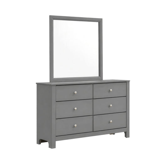 Picket House Furnishings - Santino Full Panel 5PC Bedroom Set in Grey - SM390FB5PC view 2
