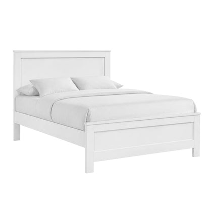 Picket House Furnishings - Santino Full Panel Bed in White - SM790FB view 1