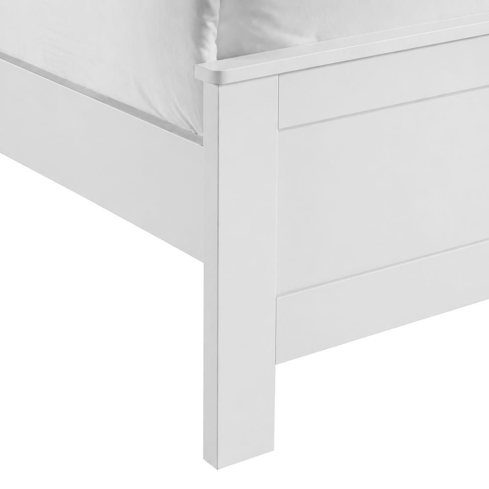 Picket House Furnishings - Santino Full Panel Bed in White - SM790FB view 6