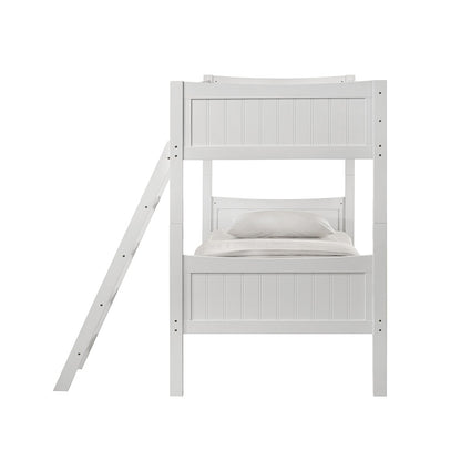 Picket House Furnishings - Santino Over Twin Bunk White - SM700TTB veiw 2