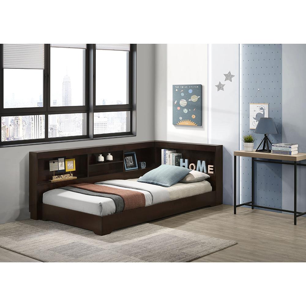 Picket House Furnishings - Santino Twin Corner Bed in Espresso - SM570TCB veiw 1