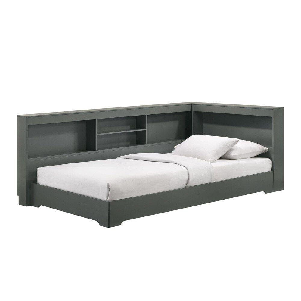 Picket House Furnishings - Santino Twin Corner Bed in Grey - SM370TCB veiw 1