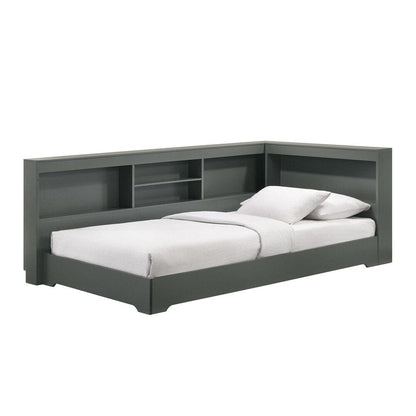 Picket House Furnishings - Santino Twin Corner Bed in Grey - SM370TCB veiw 1