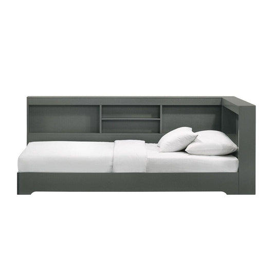 Picket House Furnishings - Santino Twin Corner Bed in Grey - SM370TCB veiw 2
