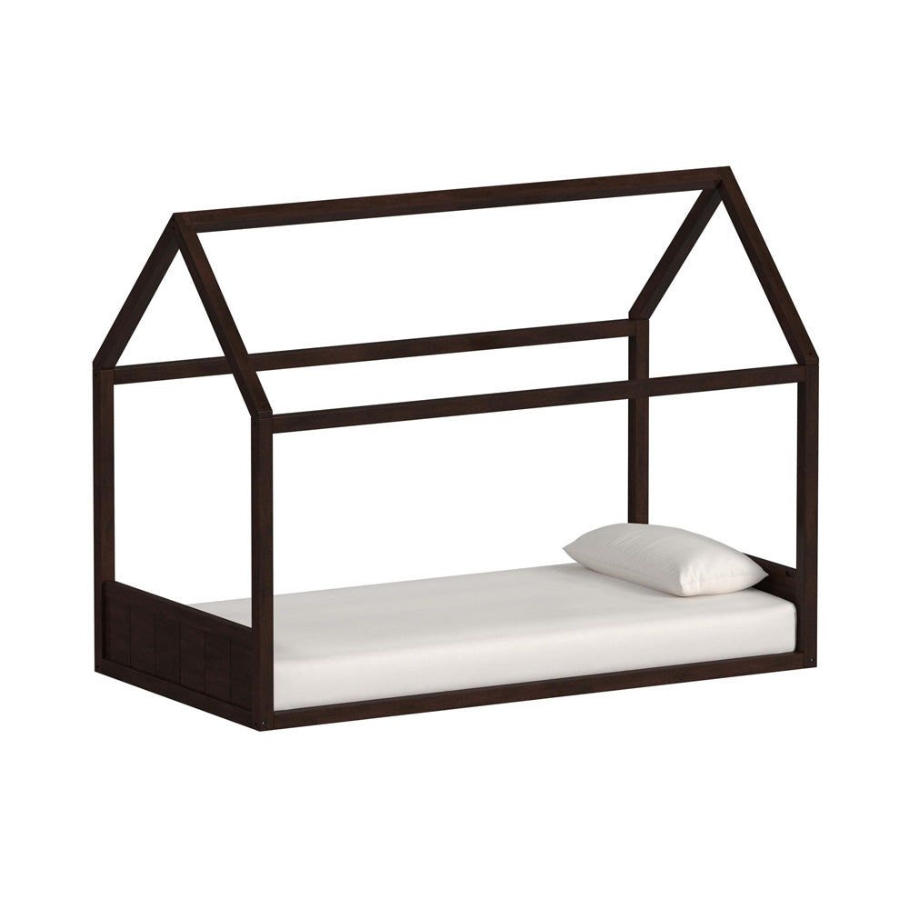 Picket House Furnishings - Santino Twin Montessori Bed in Espresso - SM585TB view 1