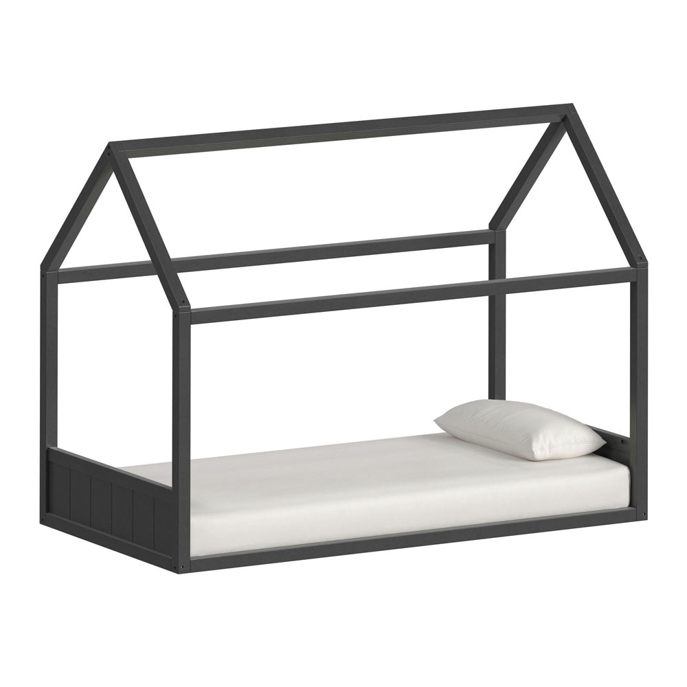 Picket House Furnishings - Santino Twin Montessori Bed in Grey - SM385TB view 1