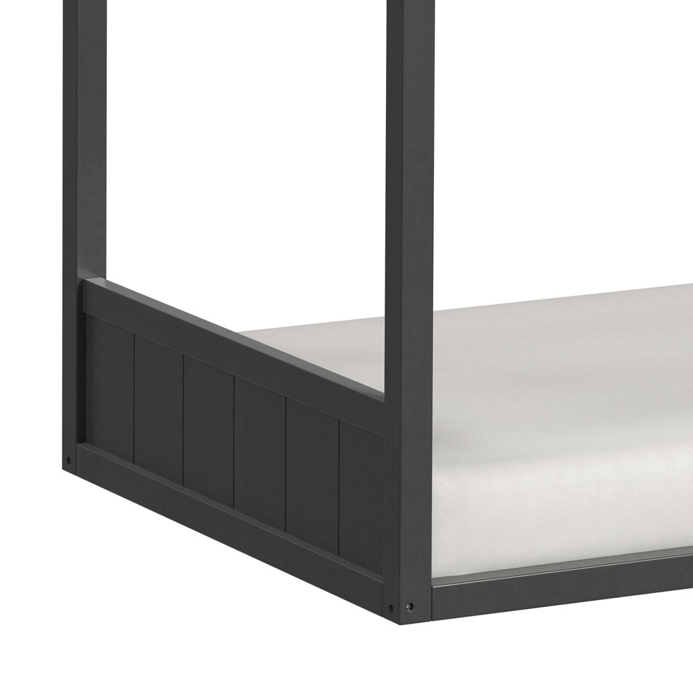 Picket House Furnishings - Santino Twin Montessori Bed in Grey - SM385TB view 6