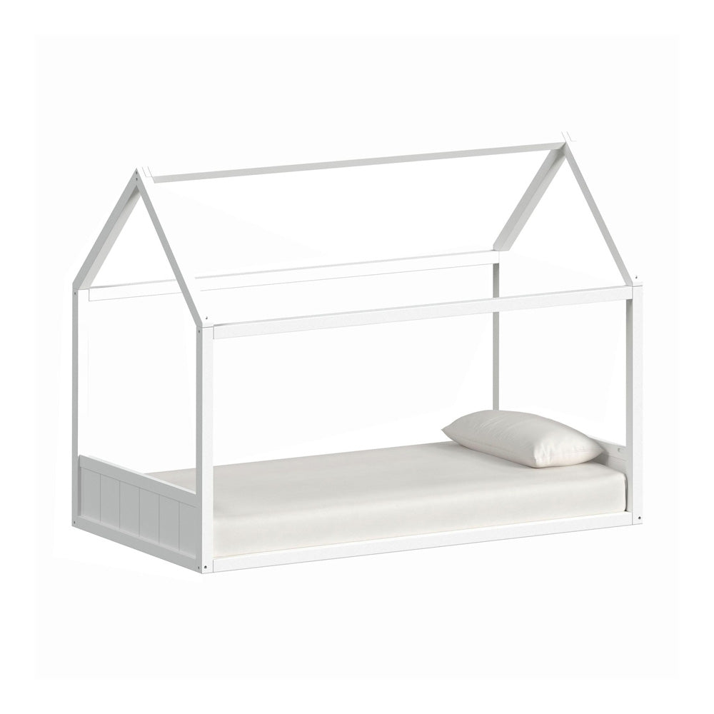 Picket House Furnishings - Santino Twin Montessori Bed in White - SM785TB view 1
