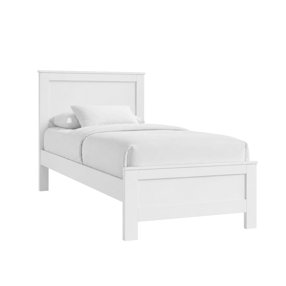 Picket House Furnishings - Santino Twin Panel 3PC Bedroom Set in White - SM790TB3PC view 4
