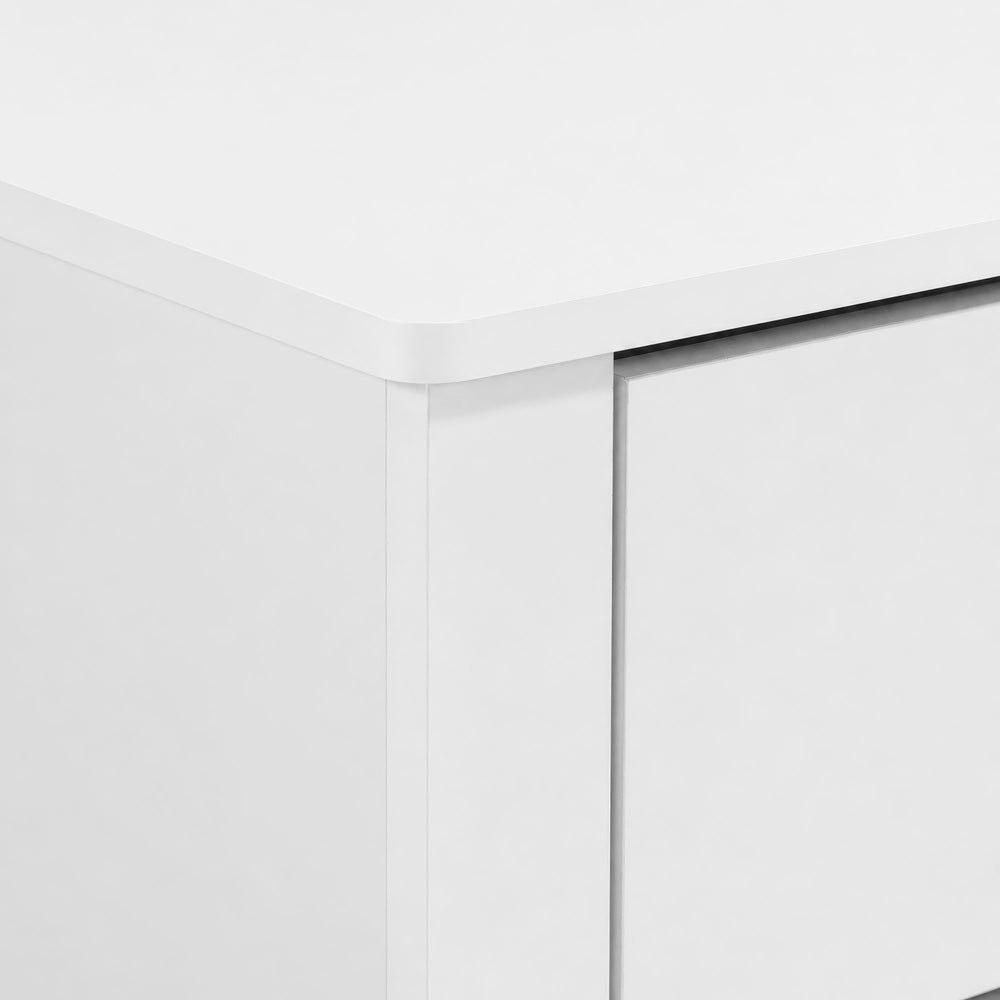 Picket House Furnishings - Santino Twin Panel 5PC Bedroom Set in White - SM790TB5PC view 7