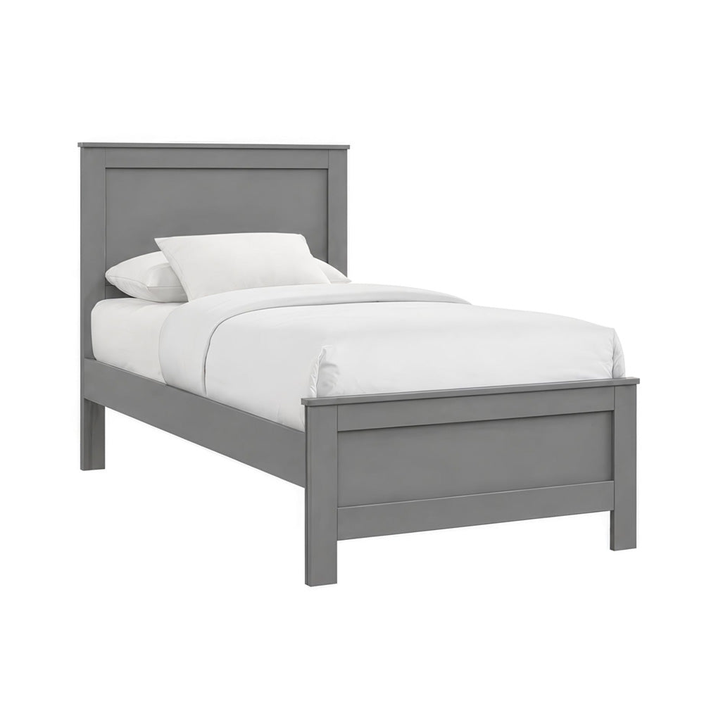 Picket House Furnishings - Santino Twin Panel Bed in Grey - SM390TB view 1