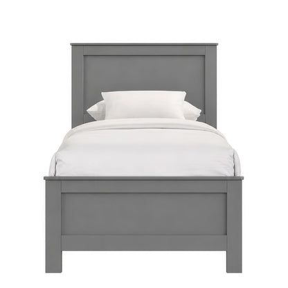 Picket House Furnishings - Santino Twin Panel Bed in Grey - SM390TB view 2