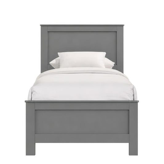 Picket House Furnishings - Santino Twin Panel Bed in Grey - SM390TB view 2