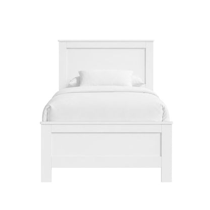 Picket House Furnishings - Santino Twin Panel Bed in White - SM790TB view 2
